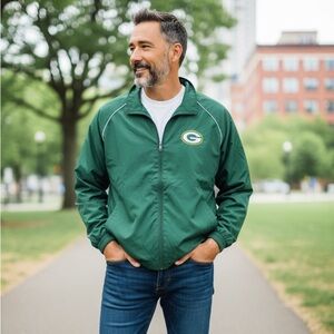 NFL Pro Line Packers Green Football Nylon Jersey Sz XXL Vintage Gear Sportswear